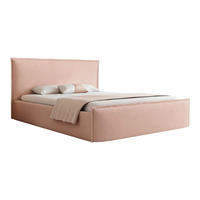 POLSTERBETT ALLBION 140x200 cm, Rose - Pink, Textil (200/140cm) - Fedve