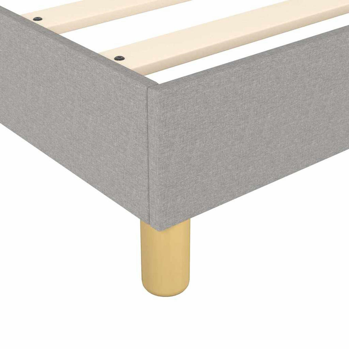 BOXSPRINGBETT 100/200 Cm Grau Gewebe - Grau, Textil (100/203cm) - vidaXL