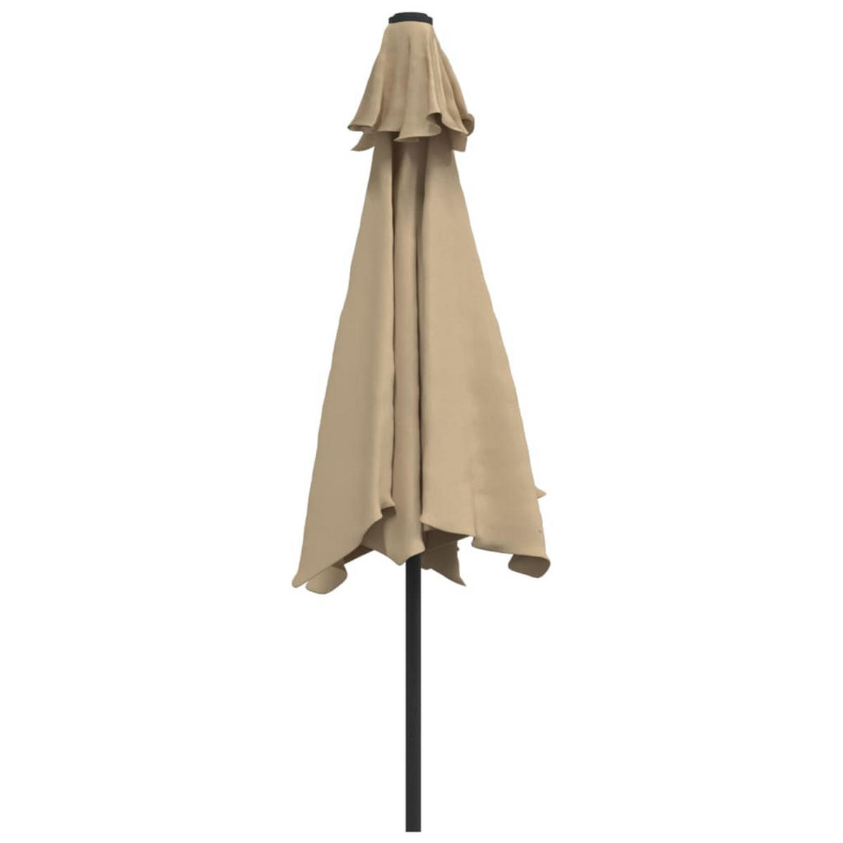 SONNENSCHIRM mit Metall-Mast 300 cm Taupe - Taupe, Textil (300/300cm) - furnicato