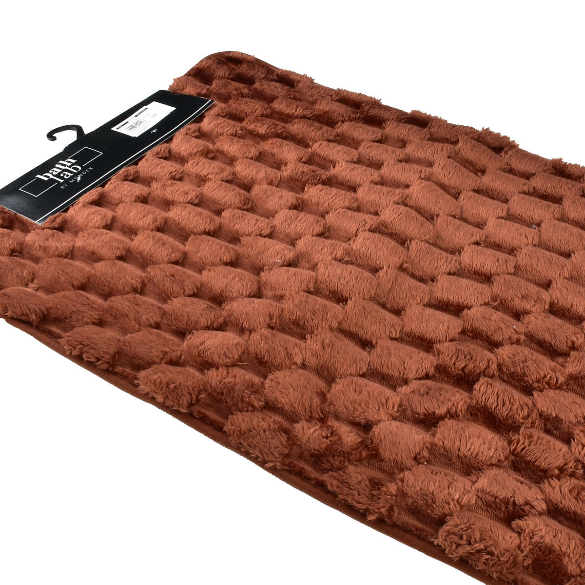 BADTEPPICH Zac Braun 80/50/2 cm Textilien - Braun, Textil (50/80cm) - Mondex