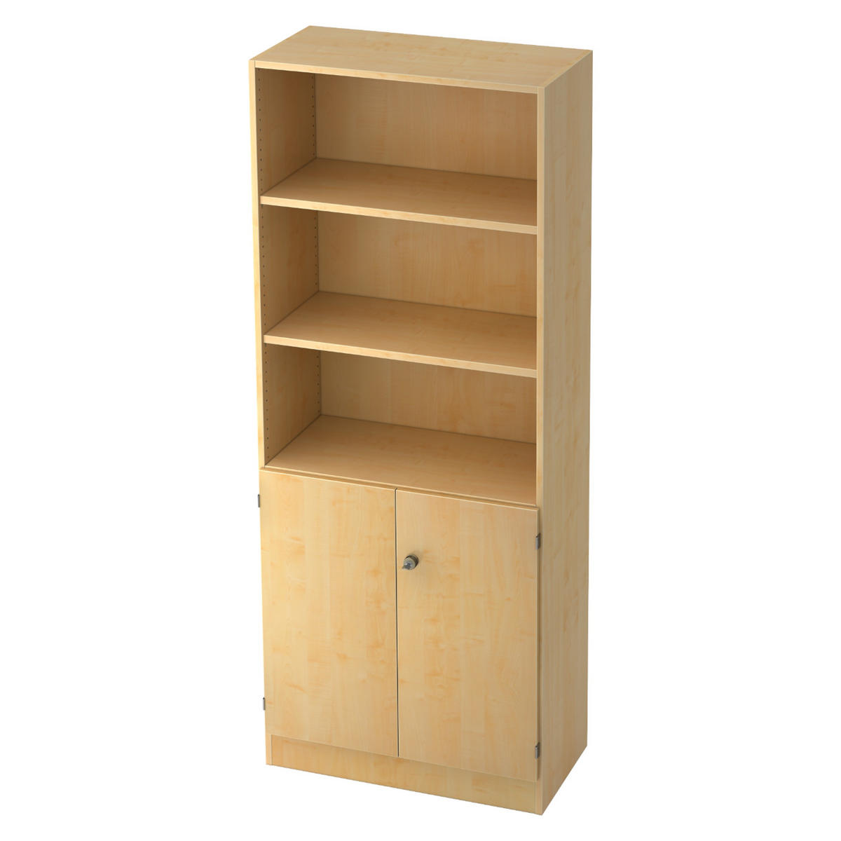 REGALSCHRANK - 5 Ordnerhöhen 42/80/200,4 cm in Ahornfarben - Ahornfarben, Holzwerkstoff (80/200.4/42cm) - bümö