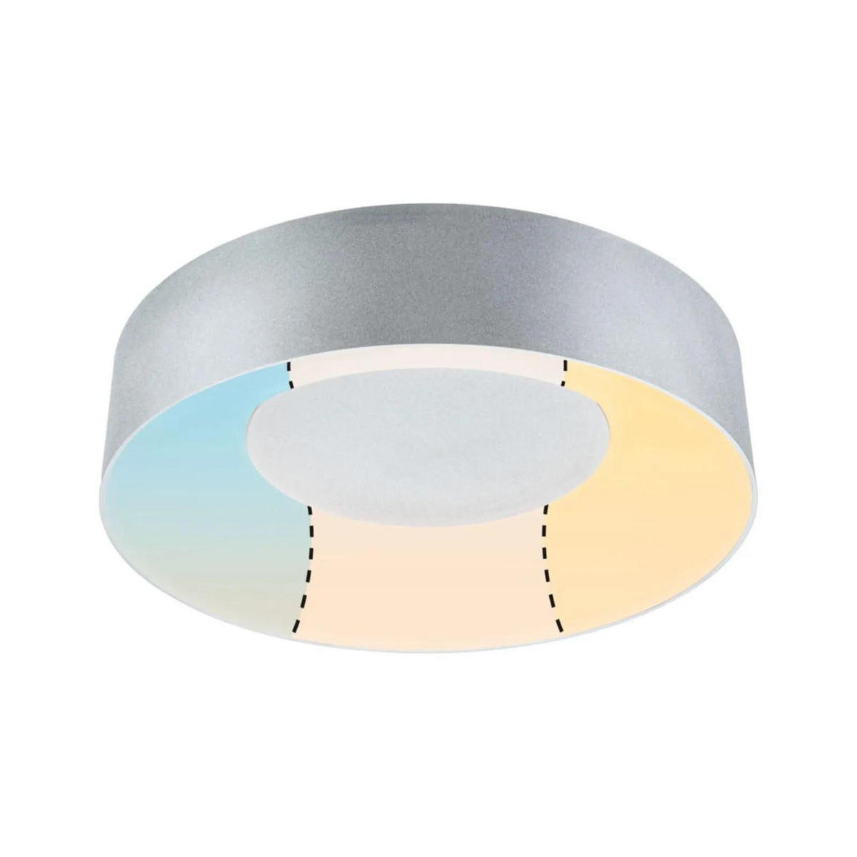 WAND- & DECKENLEUCHTE Casca - Alufarben, Metall (15/15/7.1cm) - Paulmann