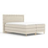 BOXSPRINGBETT Rimini Beige 200/200 cm mit Matratze und Topper - Beige/Naturfarben, Holz/Holzwerkstoff (200/200cm) - Maison de Reve