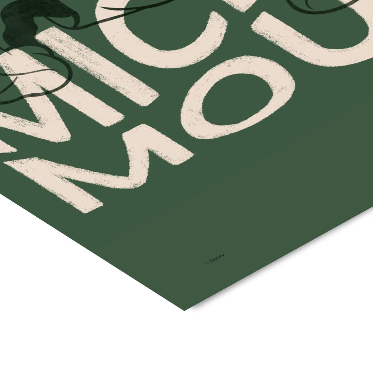 POSTER Disney - Mickey Mouse Wavy Green - Grün, Papier (50/70/0.1cm) - Poster&Frame