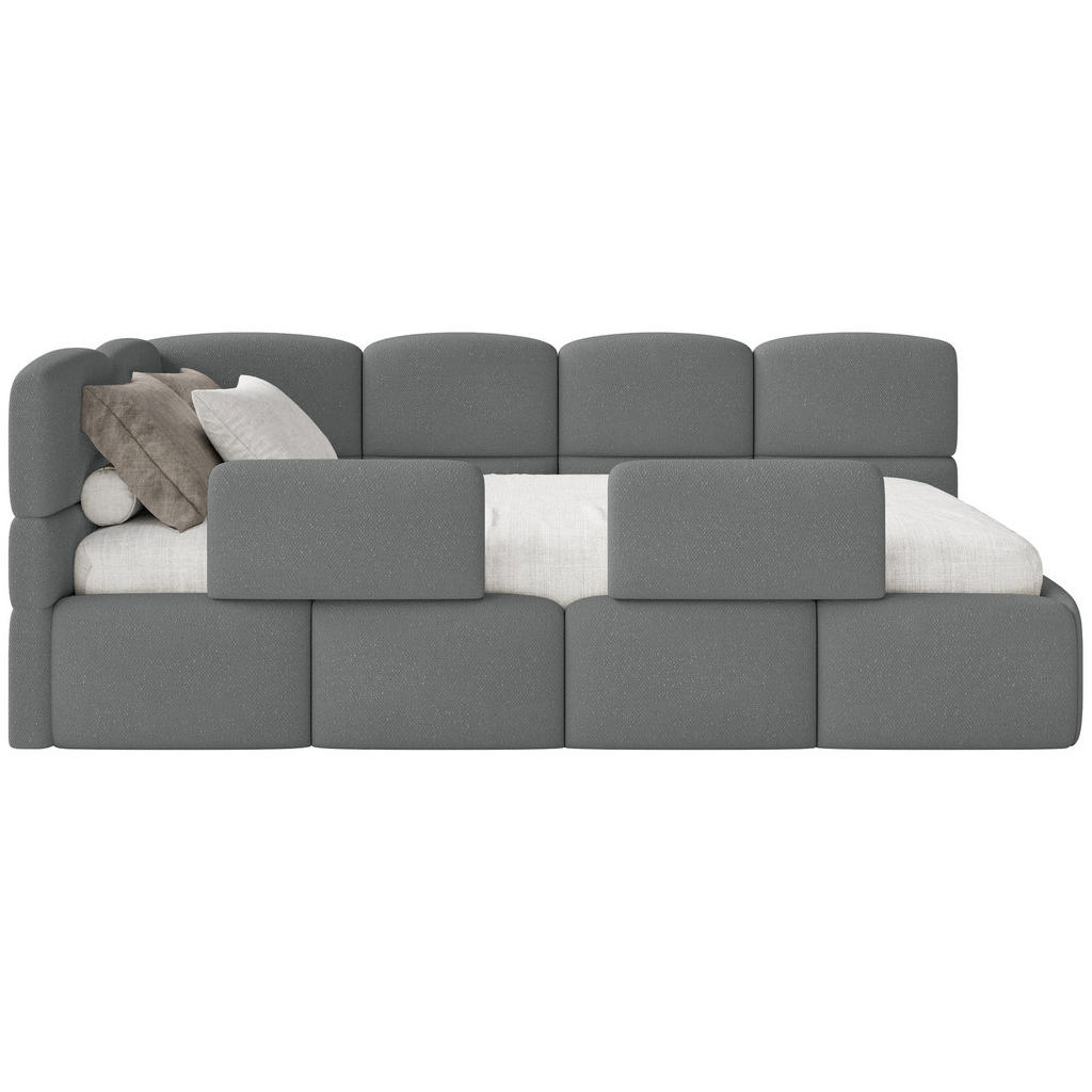Selsey DĚTSKÁ POSTEL Cloudy tmavě šedá 120 cm, ženylka