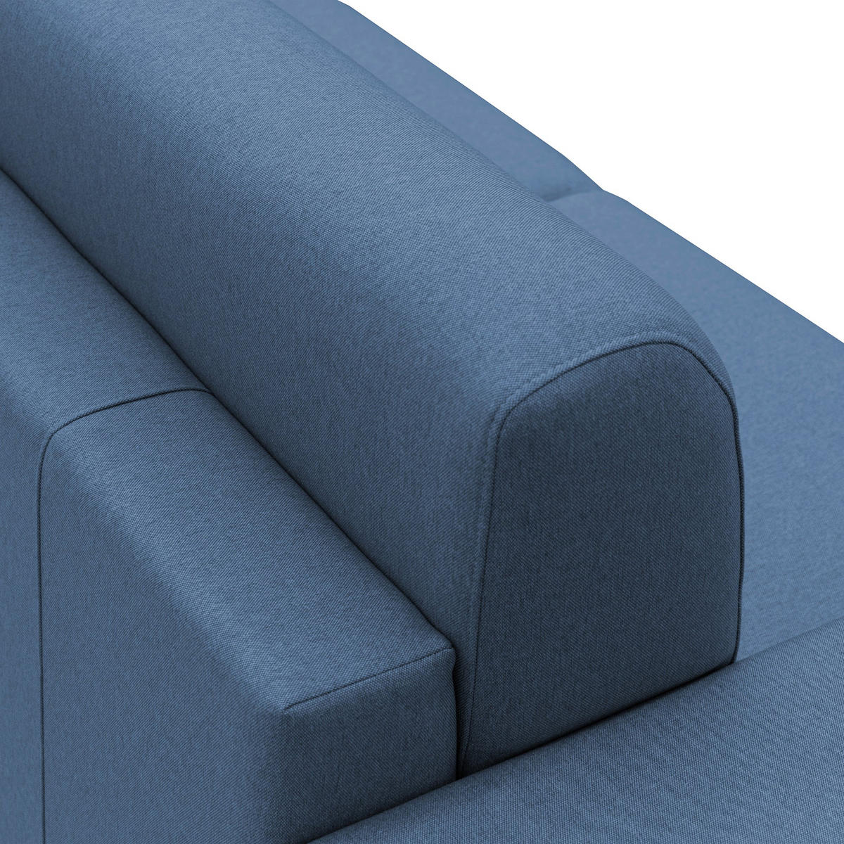 ECKSOFA RECHTS Chris - Blau, Textil (288/96cm) - Divani.store