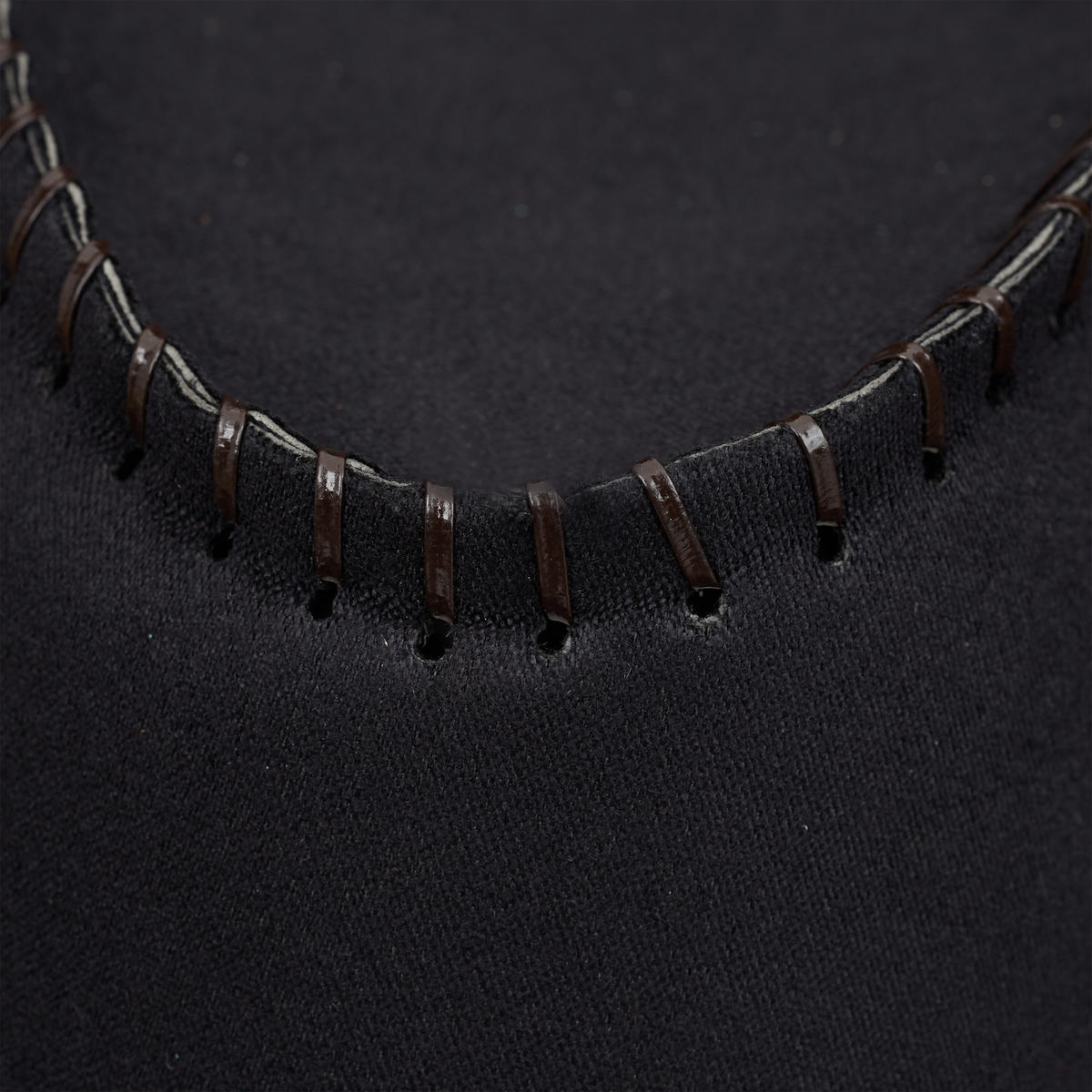 COWBOYHUT - Schwarz, Textil (35.5/16/39cm) - Relaxdays