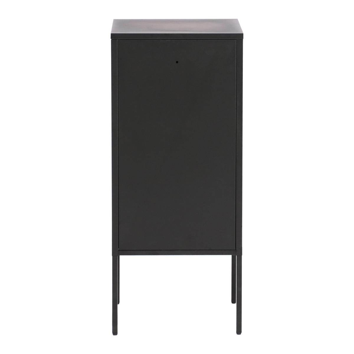 NACHTTISCH Hausjärvi - Schwarz, Metall (35/82/35cm) - [en.casa]