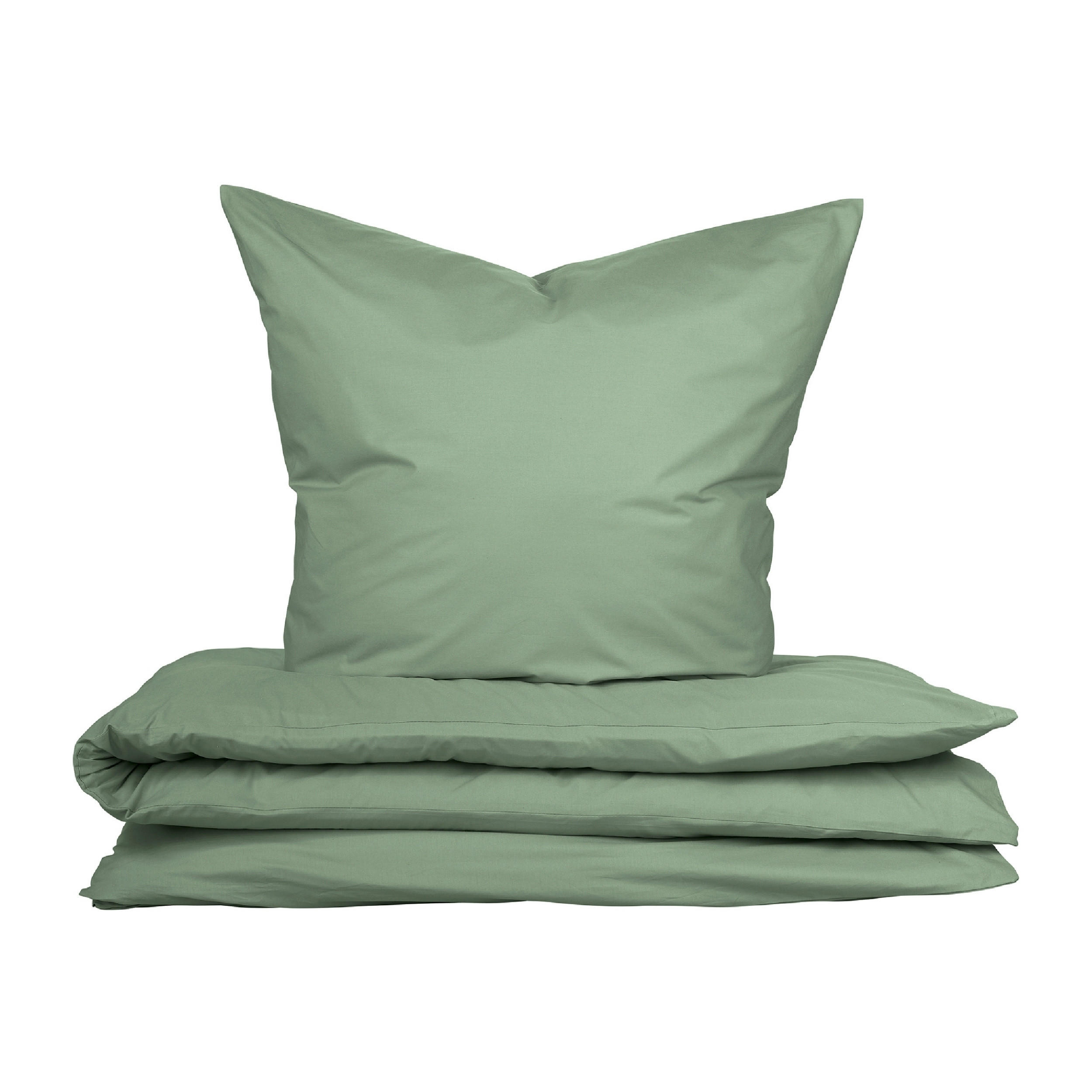 BETTWÄSCHESET Soho - Renforcé - 2-teilig - 135 x 200 cm - Grün - Grün, Textil (135/200cm) - Uncover by Schiesser