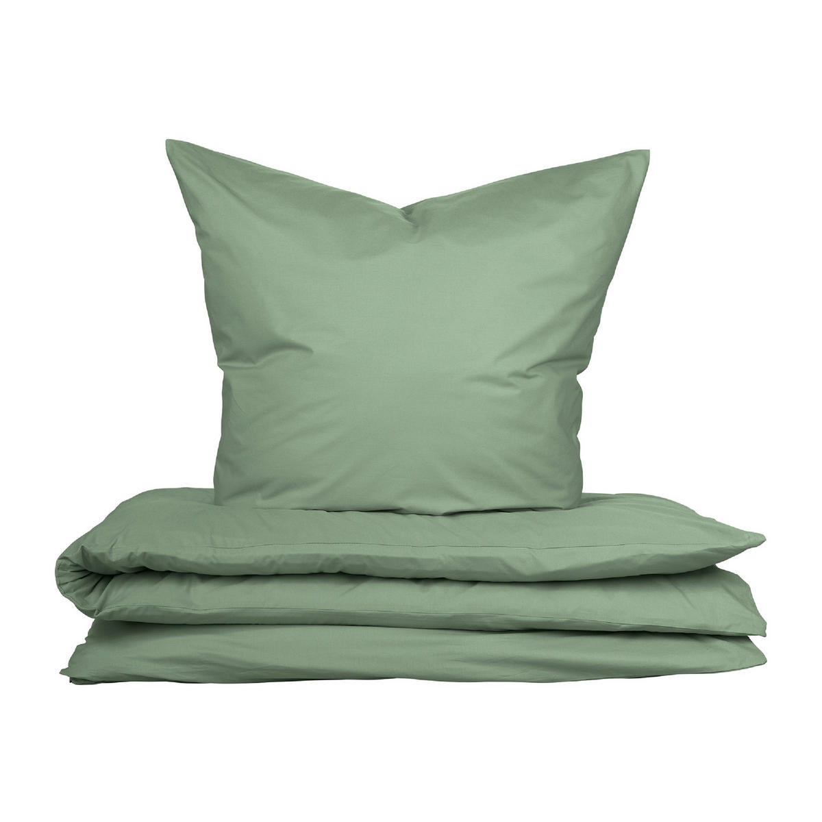 BETTWÄSCHESET Soho - Renforcé - 2-teilig - 135 x 200 cm - Grün - Grün, Textil (135/200cm) - Uncover by Schiesser