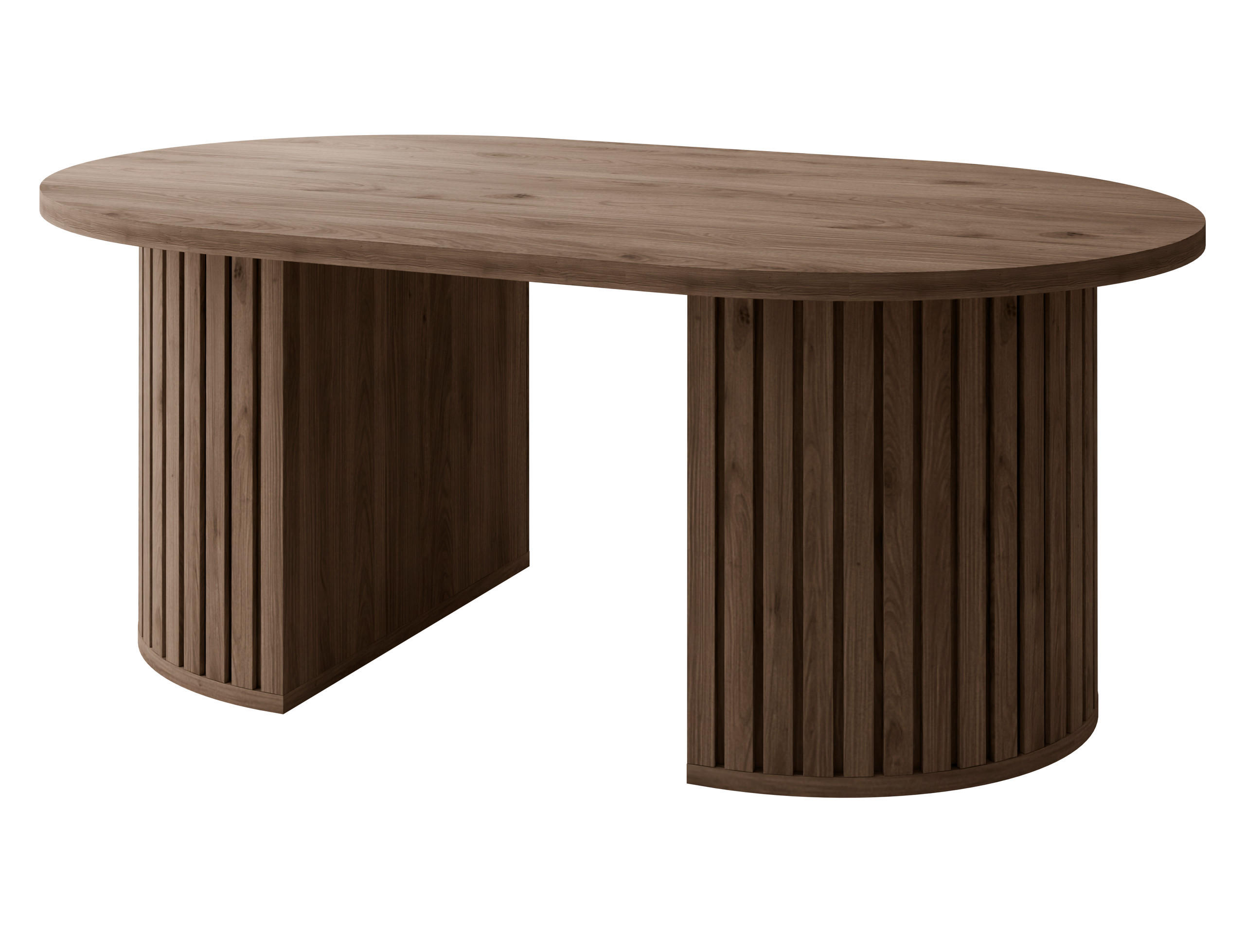 Mirjan24 Couchtisch Nussbaum 110x43x65 cm
