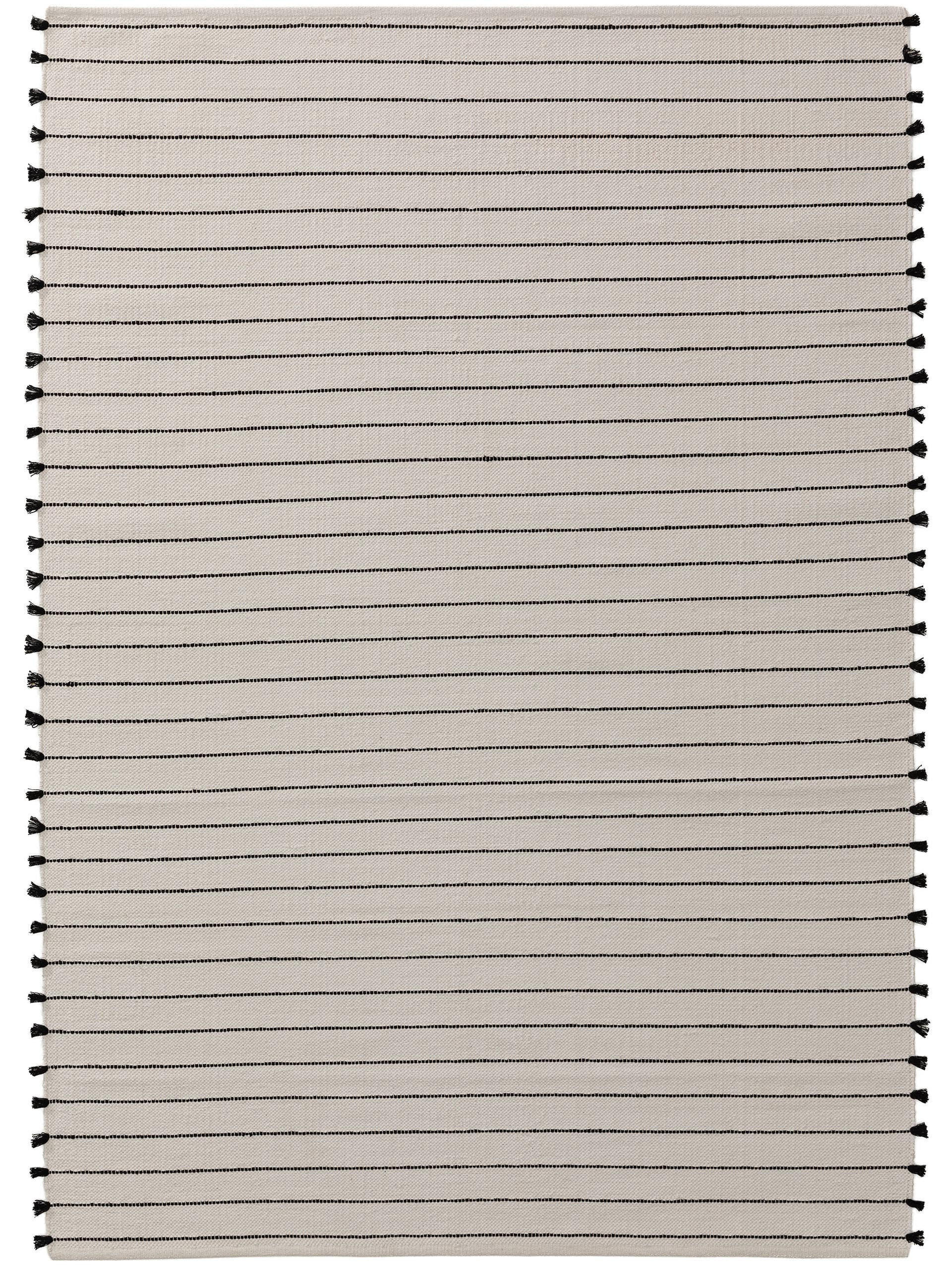 BAUMWOLLTEPPICH Bo Ivory 160x230 cm - Creme, Textil (160/230cm) - benuta Pop