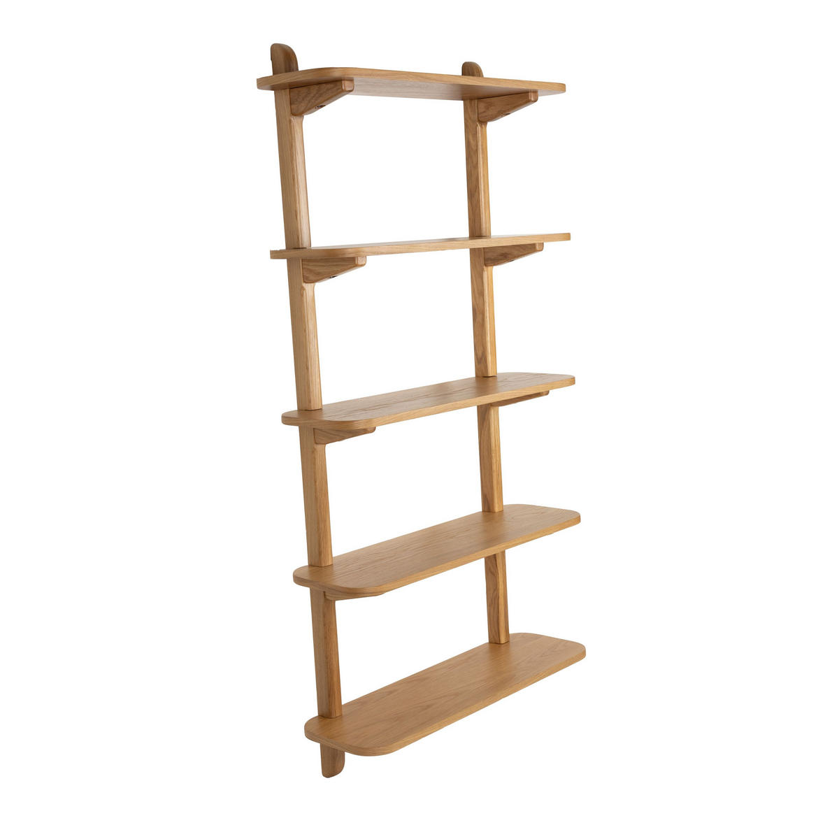 WANDREGAL Hogar Natur Eiche - Naturfarben, Holzwerkstoff (80/160/25cm) - Zuiver