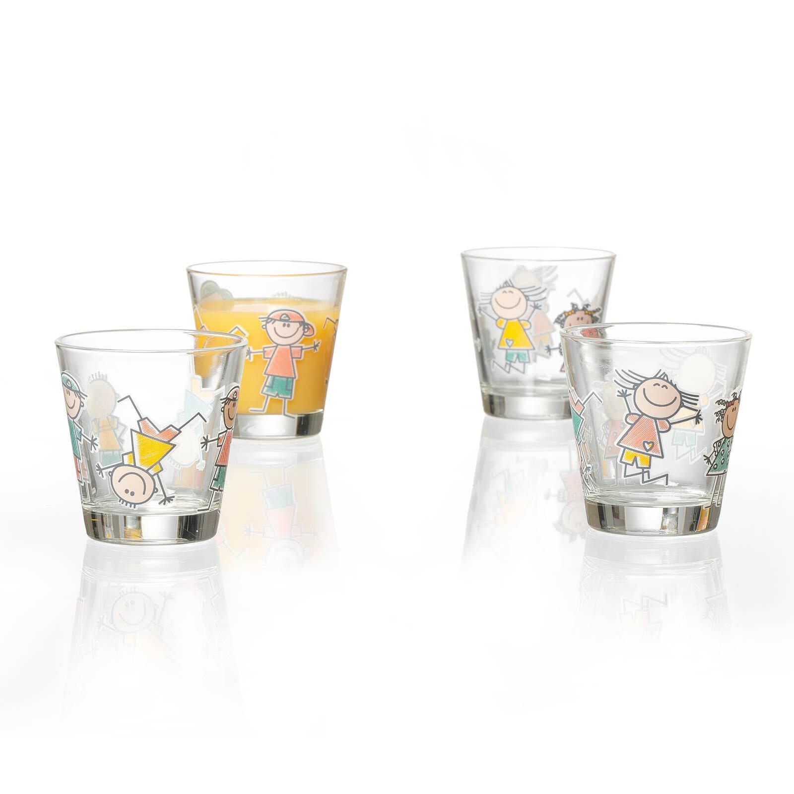 TRINKGLAS BOYS BEST FRIENDS bunt 270 ml - Multicolor, Glas (0.27L) - Ritzenhoff Breker