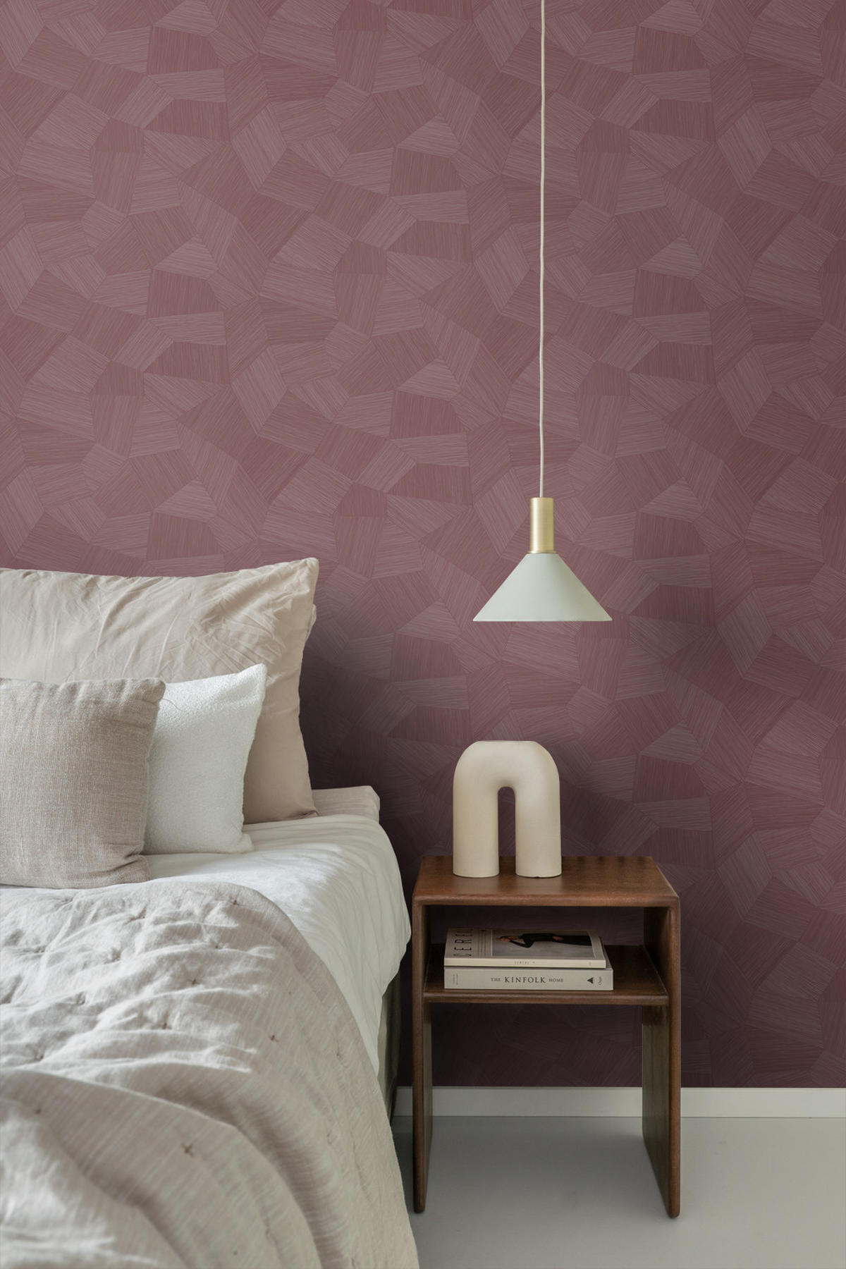 TAPETE 3D-Muster 50 x 900 cm - Lila, Papier (50/900cm) - Origin Wallcoverings