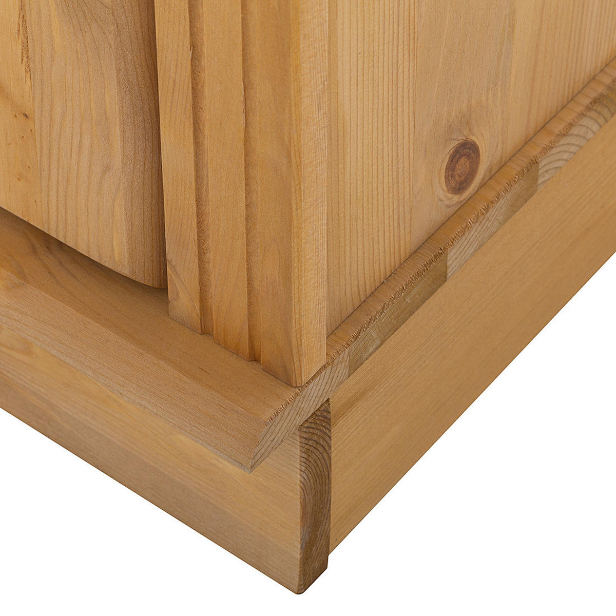 WOHNWAND - Kiefer massiv, Typ C - Kieferfarben, Holz (288/223/45cm) - home24