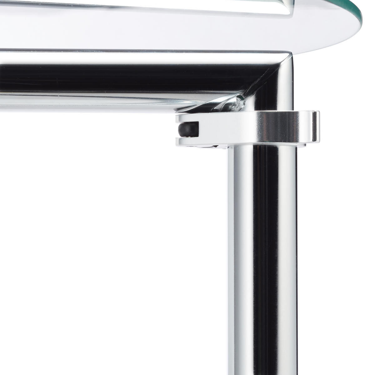 KAFFEETISCH - Multicolor, Glas/Metall (46/46/70cm) - Relaxdays