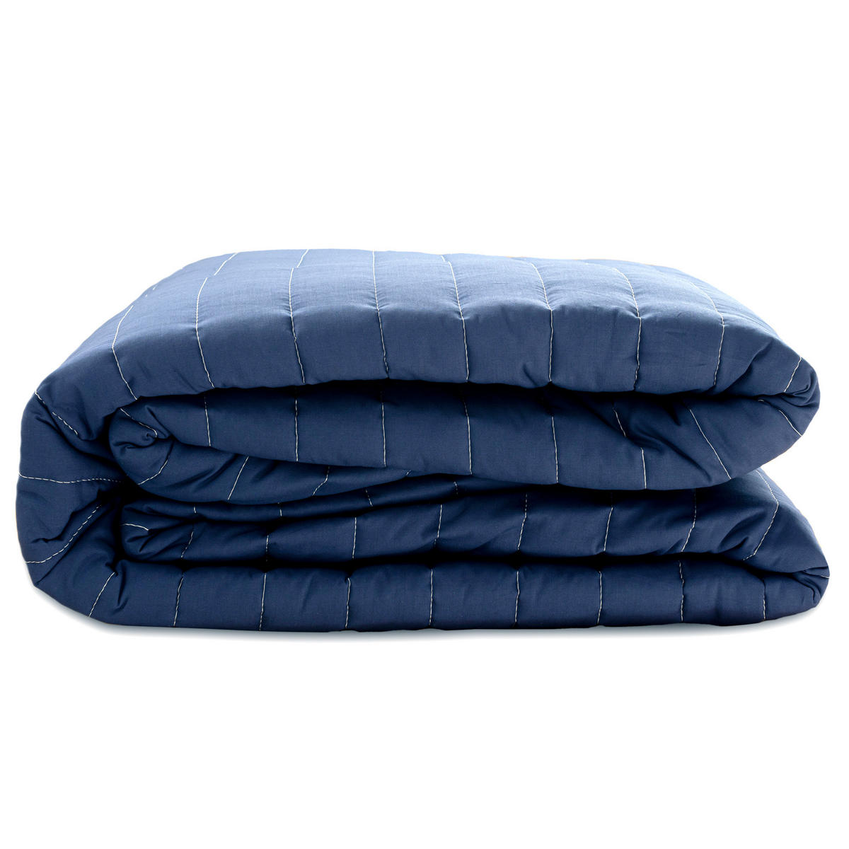 TAGESDECKE dash 270x260 cm (bett 160/180) dunkelblau - Dunkelblau, Textil (270/260cm) - Happy Friday