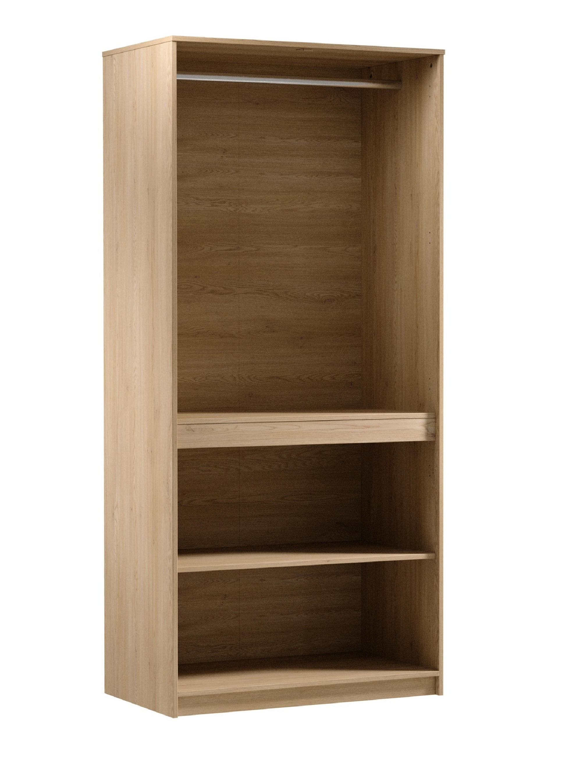 SIDEBOARD Mormanno 4T Eiche Cremona – klassisches Design im Holzdekor - Eichefarben, Holzwerkstoff (91/197.5/51cm) - AX Living