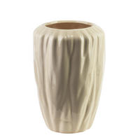 VASE Manon Beige 18/18/26 cm Keramik - Beige, Keramik (26cm) - Mondex