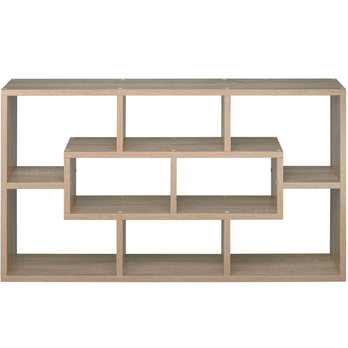 WANDREGAL Kassandra,85 x 48 x 16 cm,Holz hell, Eiche Sonoma - Eiche Artisan, Holz (48/16/85cm) - tectake