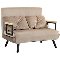 SCHLAFSESSEL mit Schlaffunktion 102 x 73 x 81 cm Braun - Braun, Holzwerkstoff (102/81/73cm) - Meubliv