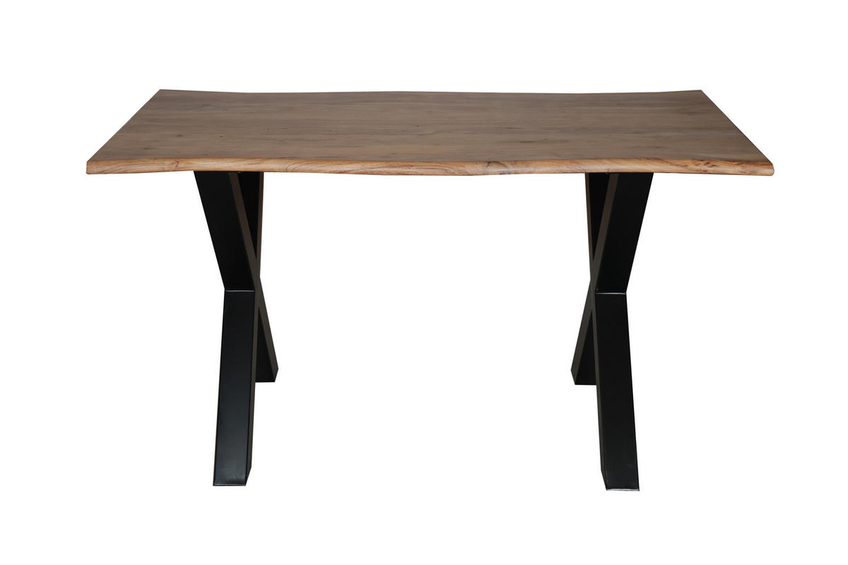 ESSTISCH Madrid 140x75 cm, Natur, Akazienholz - Naturfarben, Holz (140/75/77cm) - dasmöbelwerk