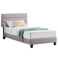 POLSTERBETT TUSCON 90X200 CM - Grau, Textil (90/200cm) - CARO-Möbel