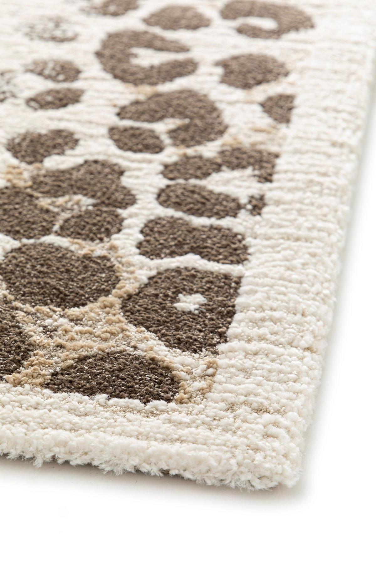 TEPPICH, Weicher mit Leoparden-Design beige - Beige, Textil (120/170cm) - AFK Living