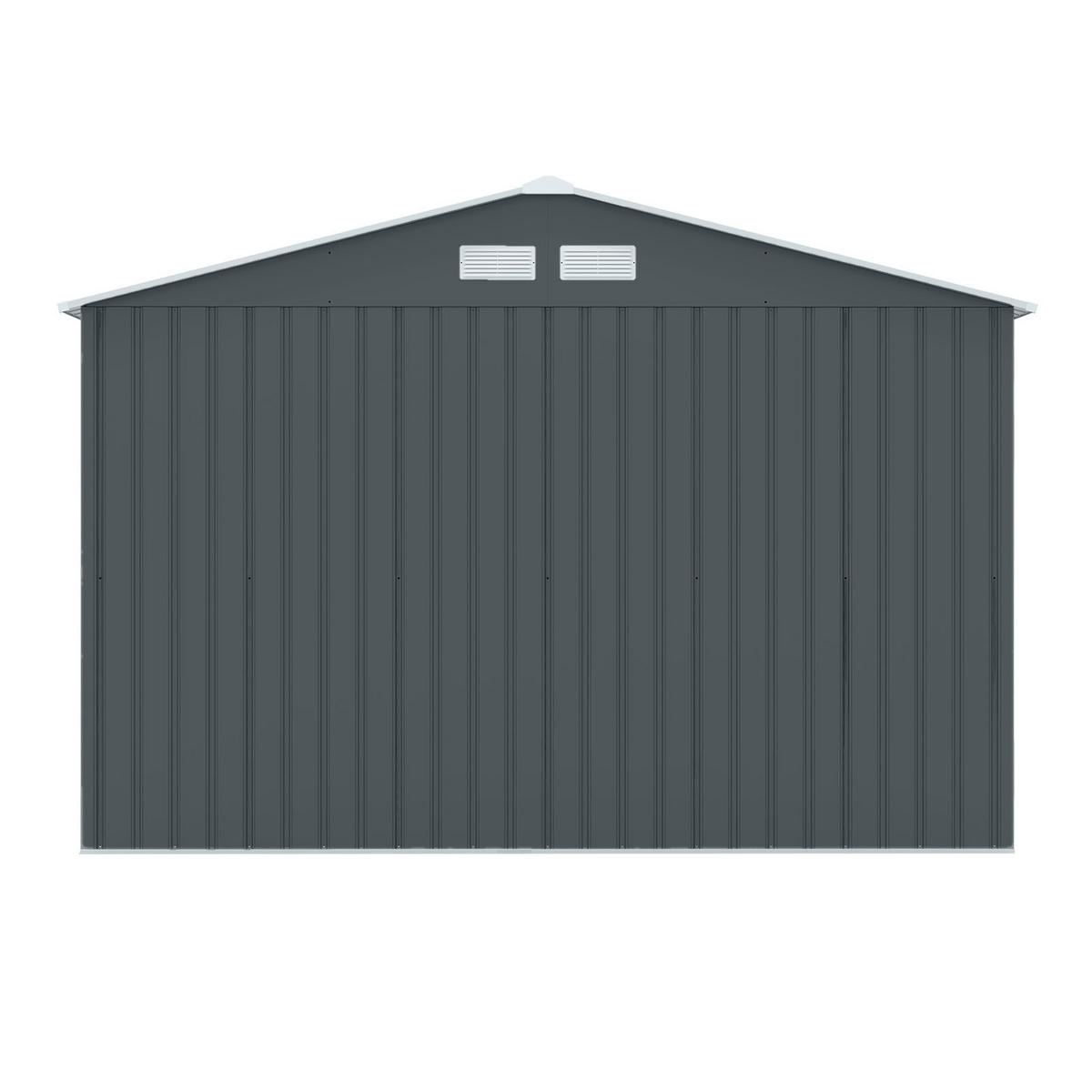 GERÄTEHAUS S200 Metall Grau - Grau, Metall (191/192/277cm) - HATTORO