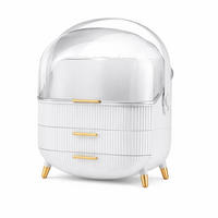 KOSMETIK ORGANIZER Lumira 26/16/38 cm - Weiß, Kunststoff (16/38/26cm) - ZMH