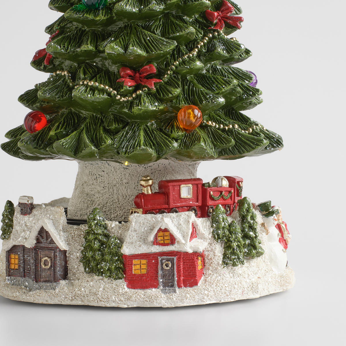 WEIHNACHTSSPIELUHR Santatree - Grün, Kunststoff (17/30/17cm) - home&you