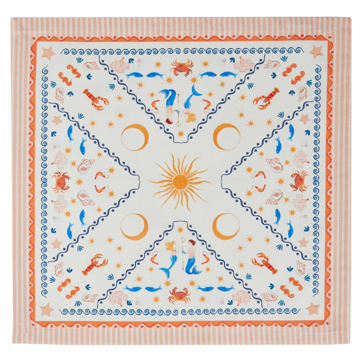 SERVIETTE (6er-Set) Coral Coast 42x42 cm - Multicolor, Textil (42/42cm) - Butlers