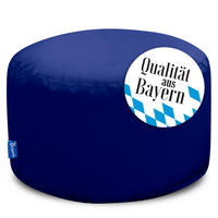 SITZPOUF L königsblau - Blau/Dunkelblau, Textil (500/300/500cm) - Bruni