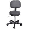 ROLLHOCKER Arbeitsstuhl Kosmetikstuhl Drehstuhl Hocker Profi Salon Stuhl Schwarz - Schwarz, Kunststoff (35/84/35cm) - HOMCOM