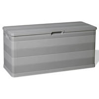 GARTENBOX Grau 117×45×56 cm - Grau, Kunststoff (45/56/117cm) - furnicato