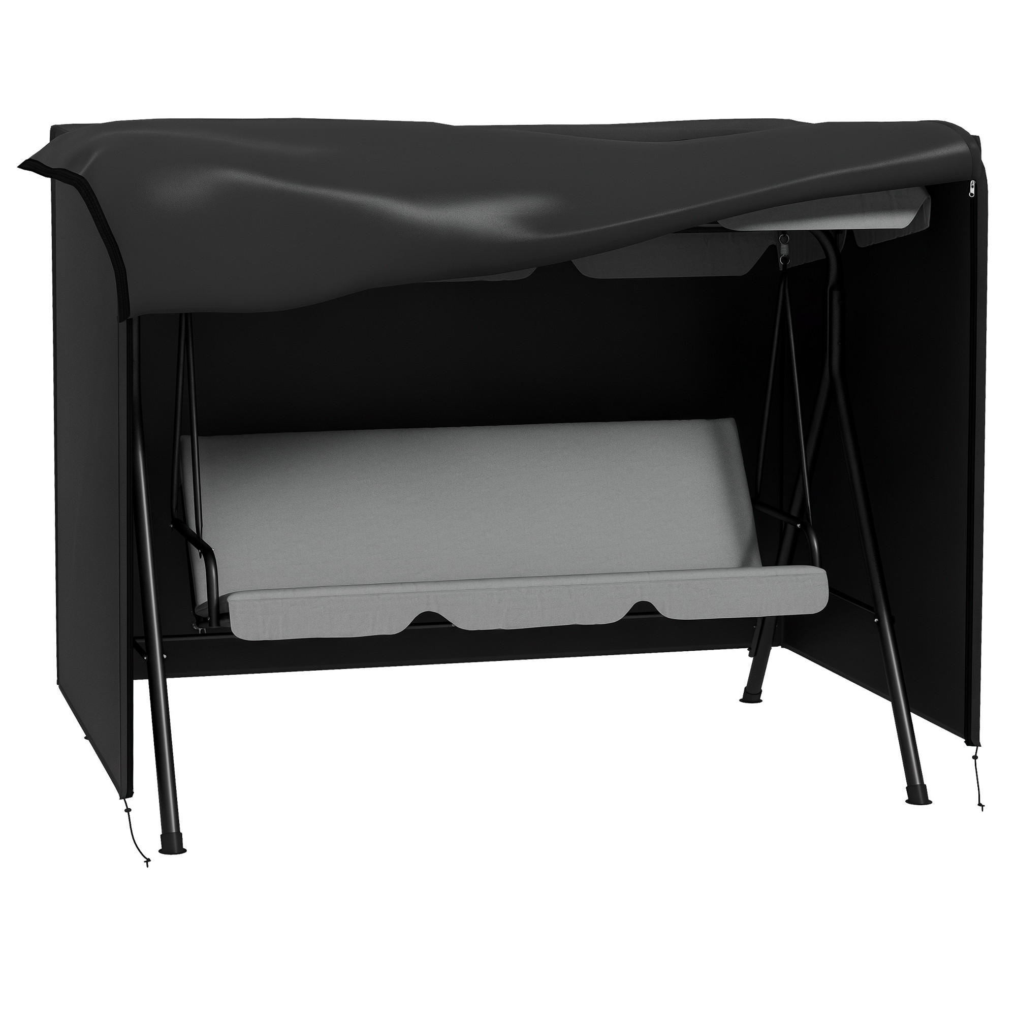 XXXLutz Abdeckplane Schwarz 205x164x124 cm
