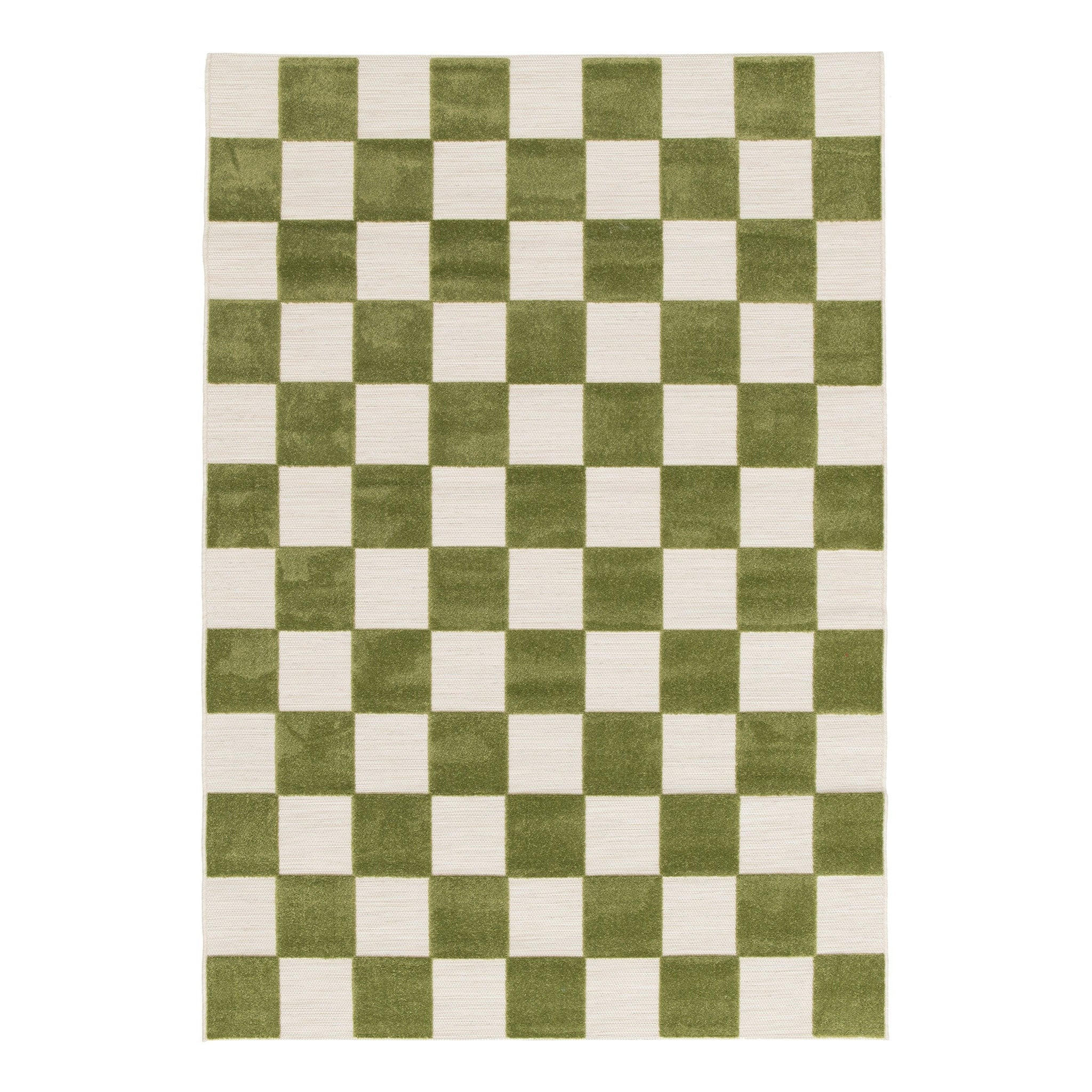 TEPPICH für Innen und Außen mit Skulptureffekt grün - Grün, Textil (120/170cm) - AFK Living