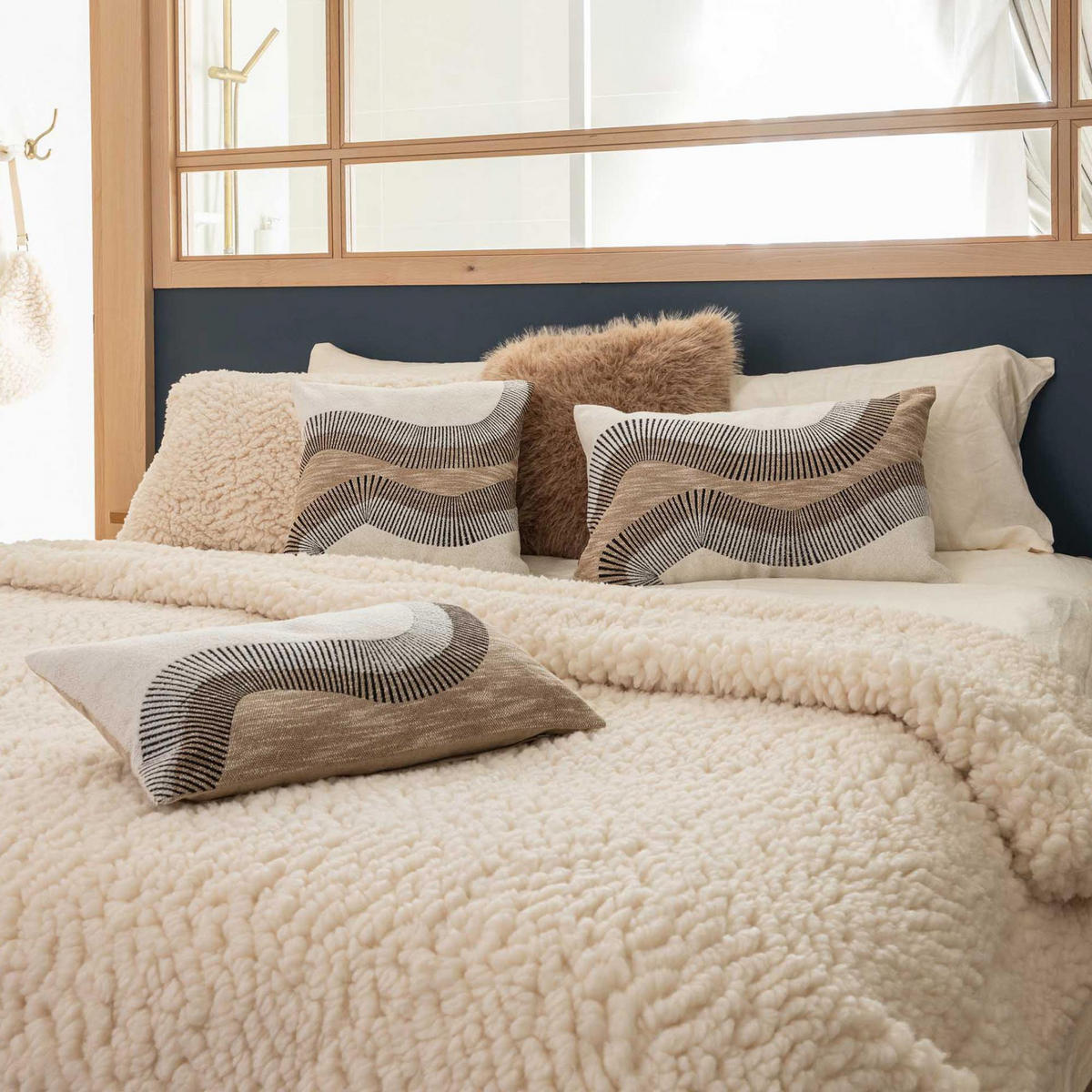 BETTÜBERWURF Noam schneeweiß 85 x 200 cm - Weiß, Textil (85/200cm) - Vivaraise