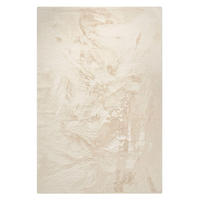 KUNSTFELL-TEPPICH Dave Cream 80x150 cm - Creme, Textil (80/150cm) - benuta Nest