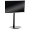 TV RACK Metall Schwarz-Matt - Schwarz, Metall (64/100/53cm) - CLP