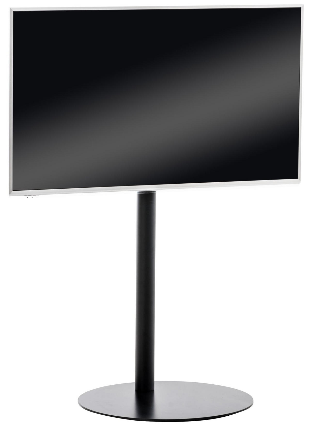 TV RACK Metall Schwarz-Matt - Schwarz, Metall (64/100/53cm) - CLP