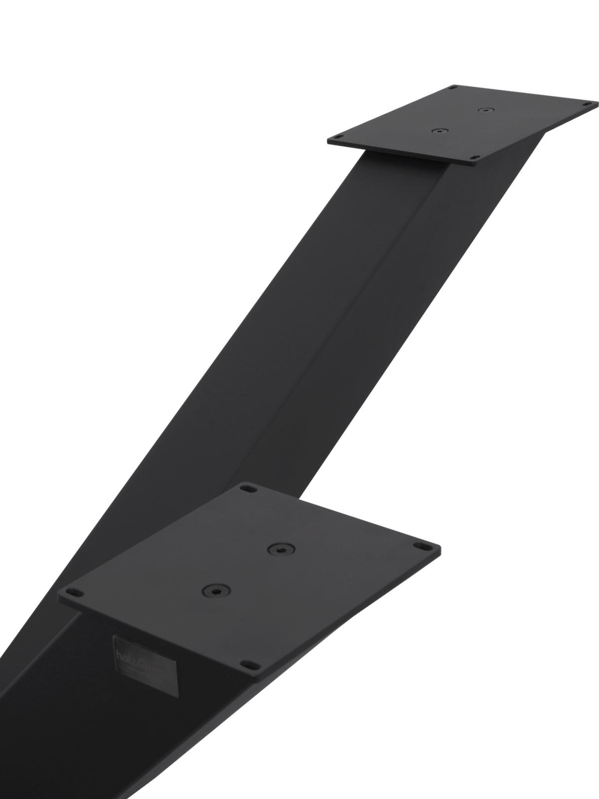 TISCHGESTELL Hora Spider Mittelfuß - Schwarz, Metall (75/72/150cm) - holz4home®