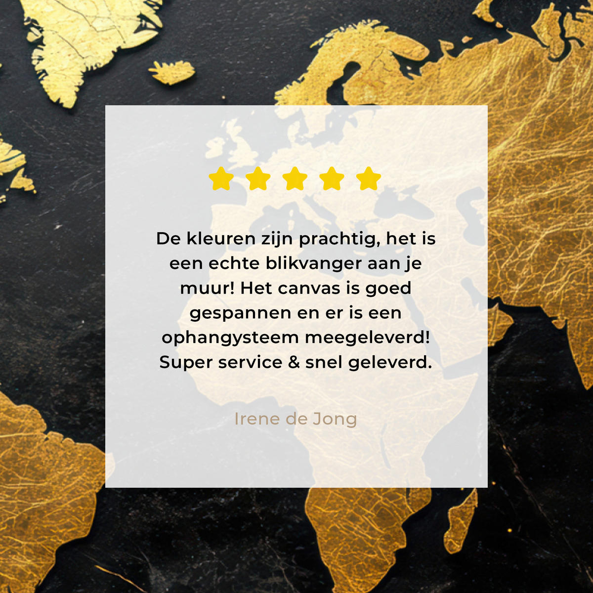 LEINWANDBILD Weltkarte - Gold - Marmor 40x30 cm - Goldfarben, Textil (40/30cm) - MuchoWow