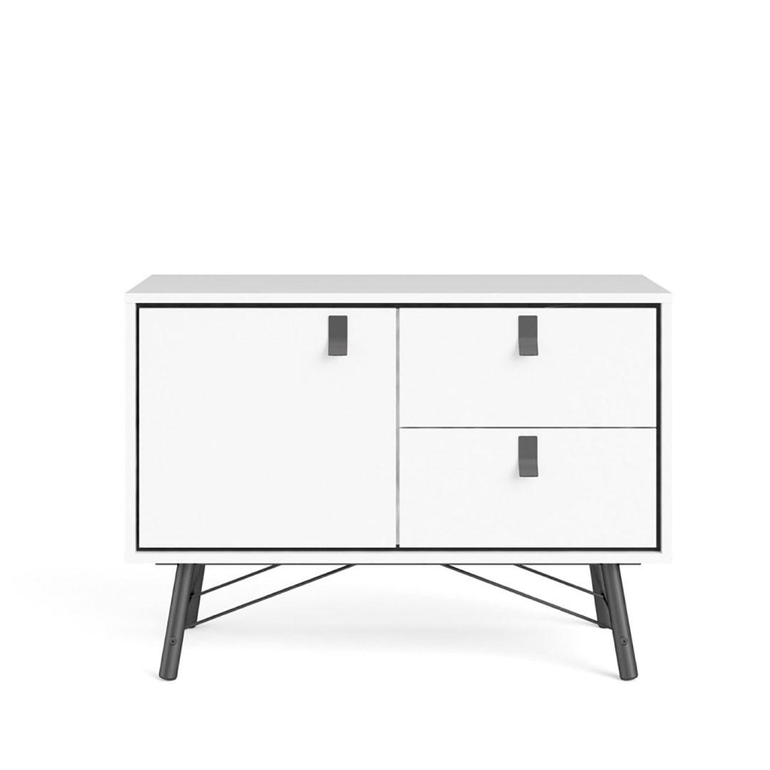 SIDEBOARD weiss - Weiß, Holzwerkstoff (40/72/102cm) - ebuy24