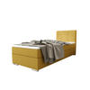 BOXBETT ZILANO 1 mit Matratze H3 und Topper 90x200 Cosmic 120 - Gelb, Holz/Textil (90/200cm) - Bedante