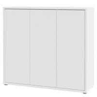 SCHUHKOMMODE - Hellgrau, Holzwerkstoff (109/99/35cm) - home24