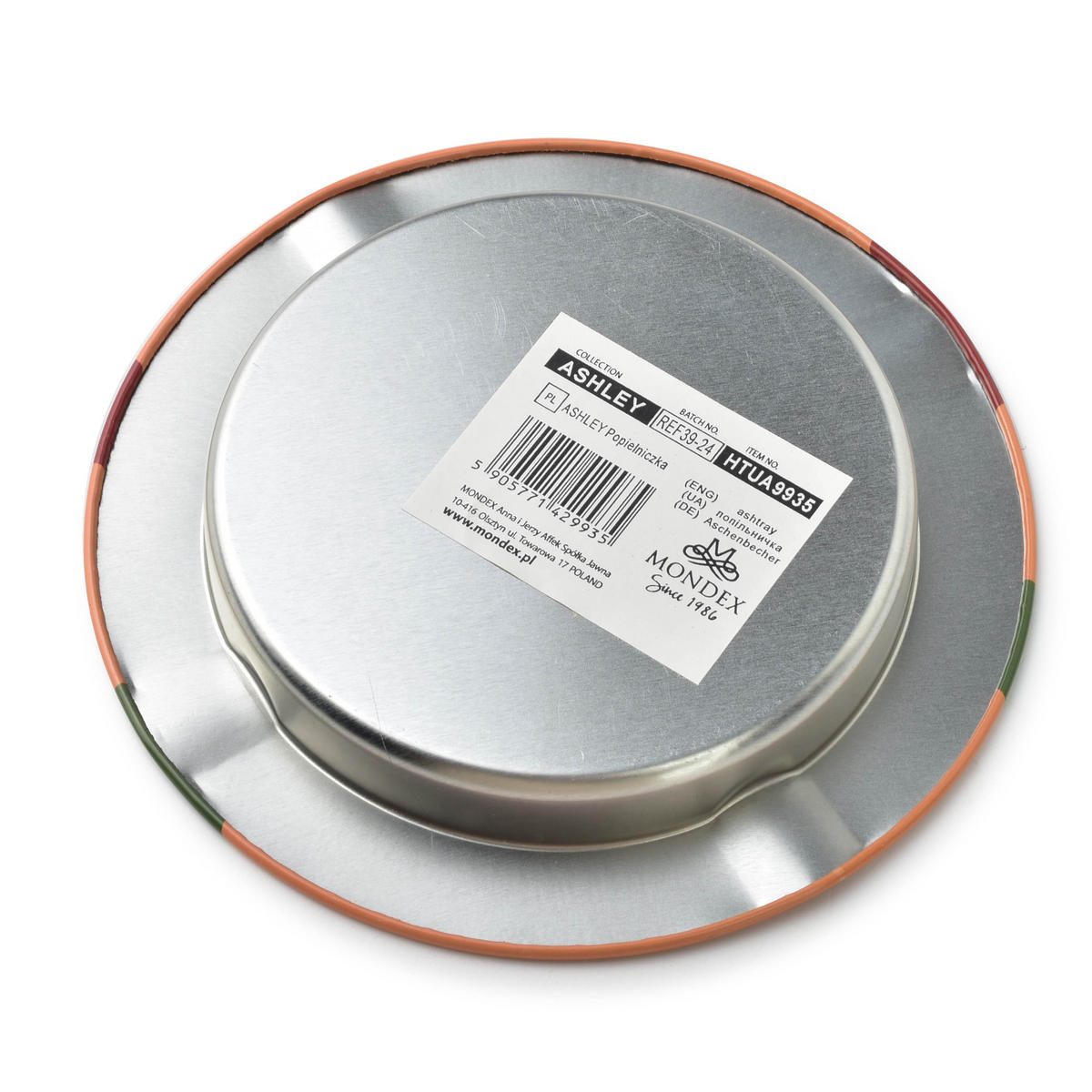 ASCHENBECHER Ashley Orange 13.5/13.5/1.5 cm Metall - Orange, Metall (13.5cm) - Mondex