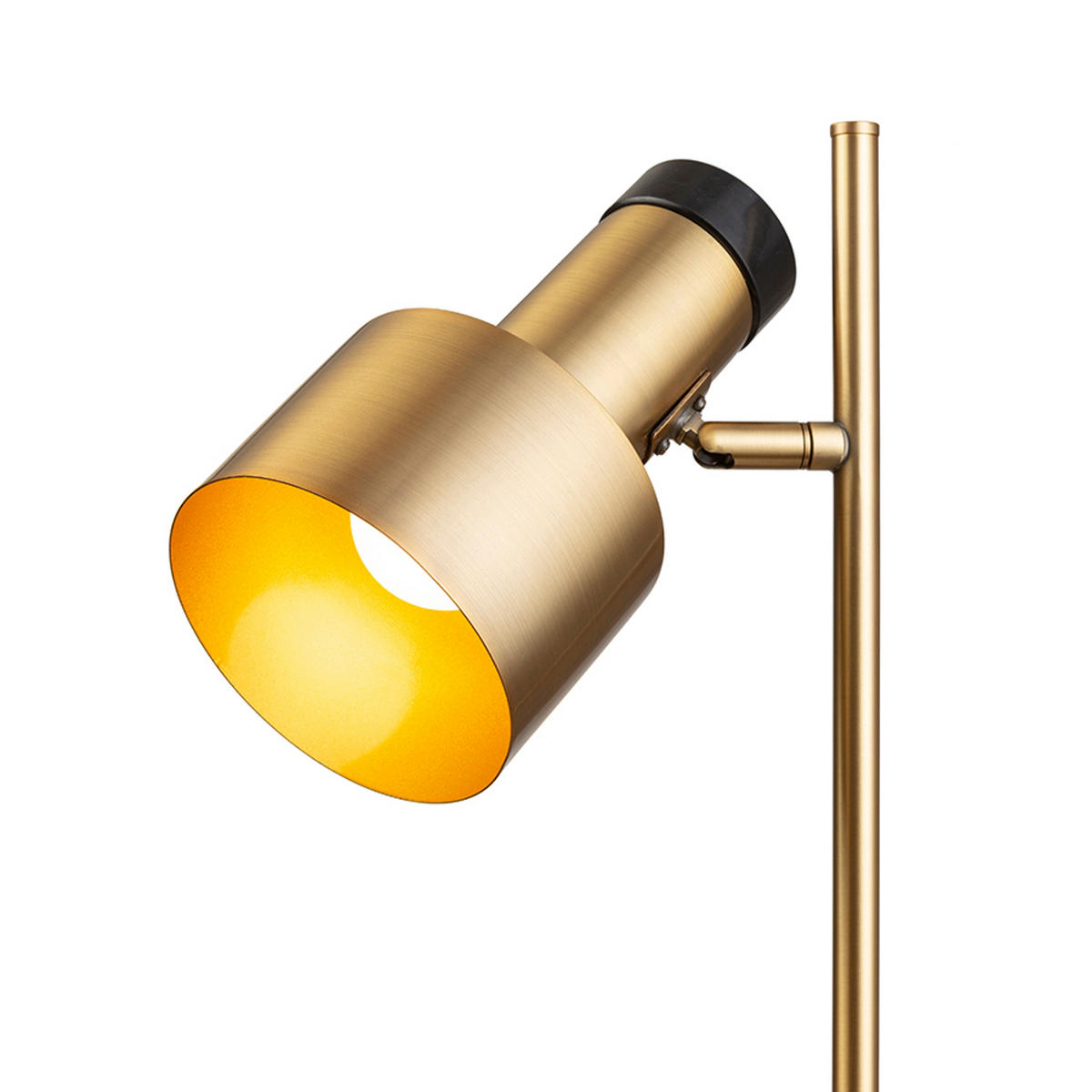 STEHLEUCHTE DIVINA Messing 5 W - Goldfarben, Metall (25/25/160cm) - Rendl