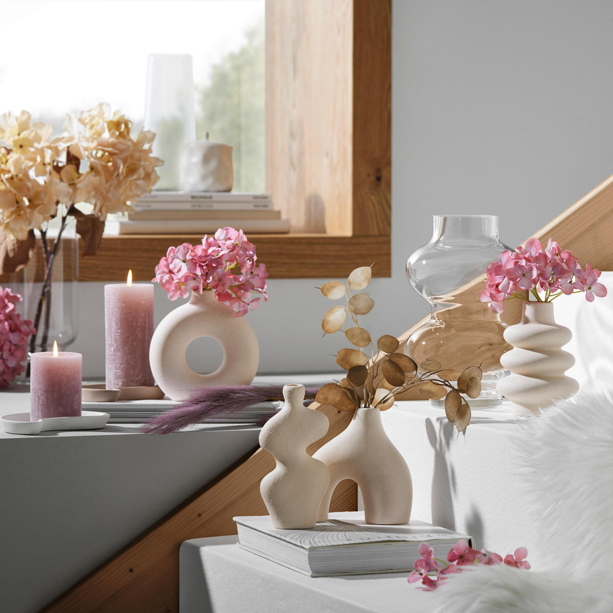 DEKOTABLETT Leila Beige - Beige, Keramik (3cm) - Modern Living